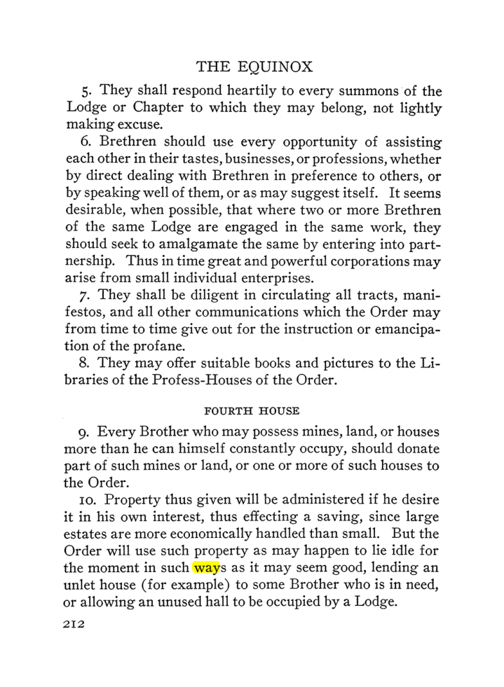 Original scan of The Equinox (Volume III, Number I), PDF page 226