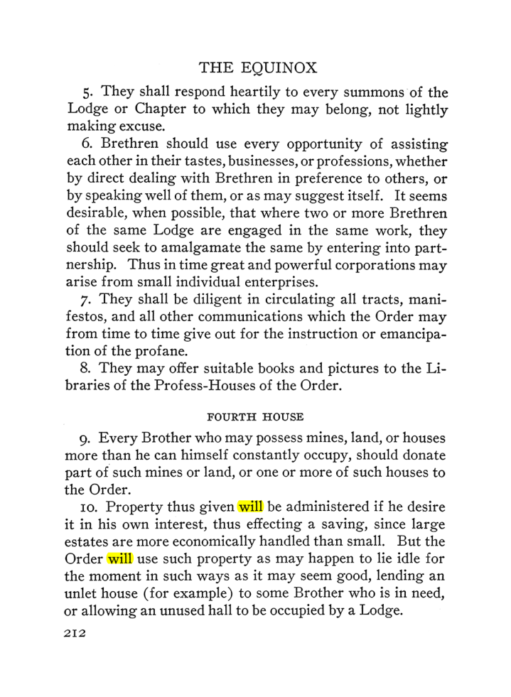 Original scan of The Equinox (Volume III, Number I), PDF page 226