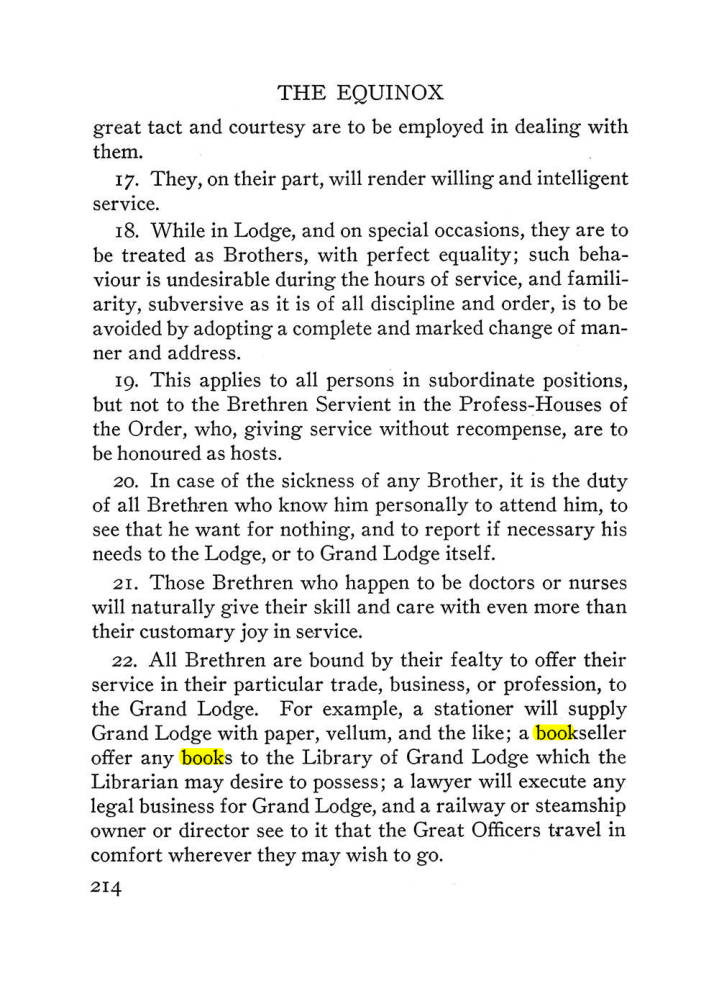 Original scan of The Equinox (Volume III, Number I), PDF page 228