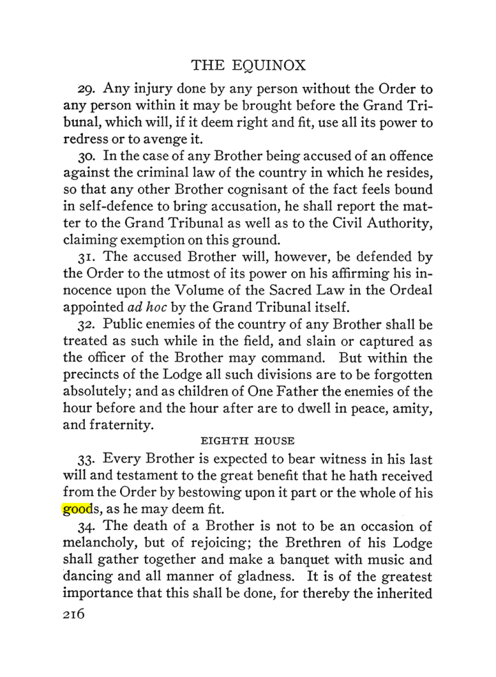 Original scan of The Equinox (Volume III, Number I), PDF page 230