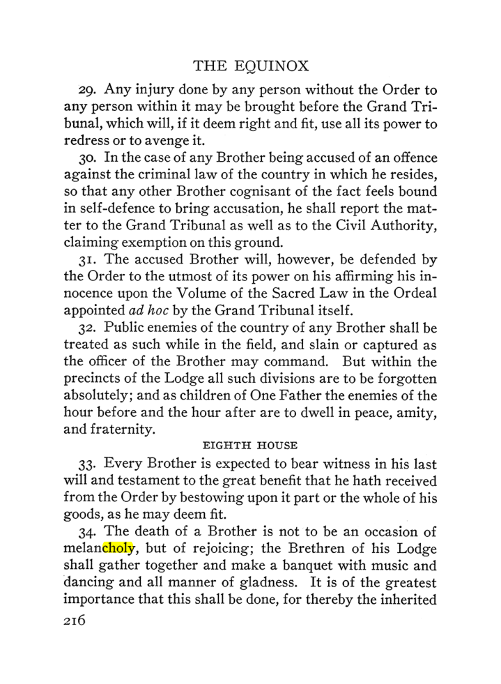 Original scan of The Equinox (Volume III, Number I), PDF page 230