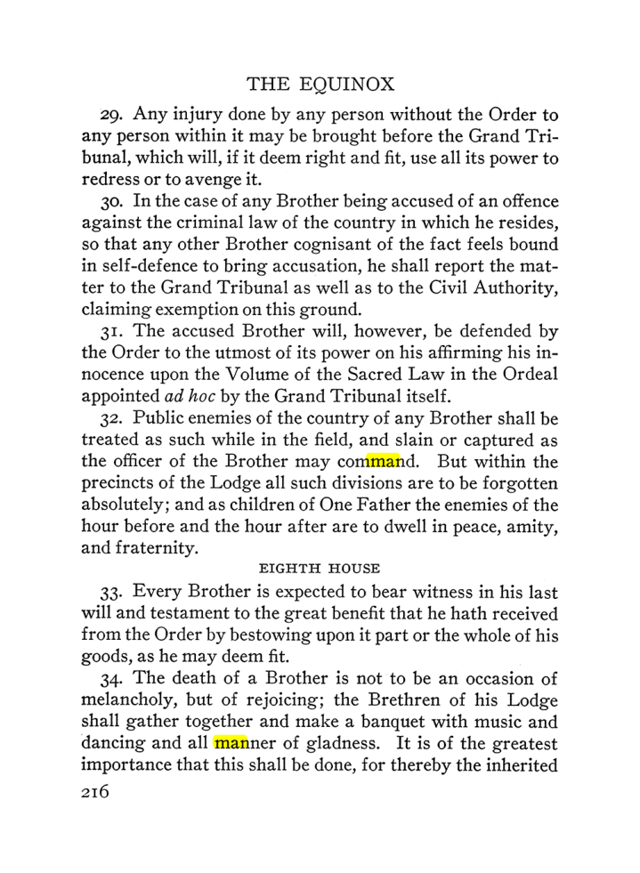 Original scan of The Equinox (Volume III, Number I), PDF page 230