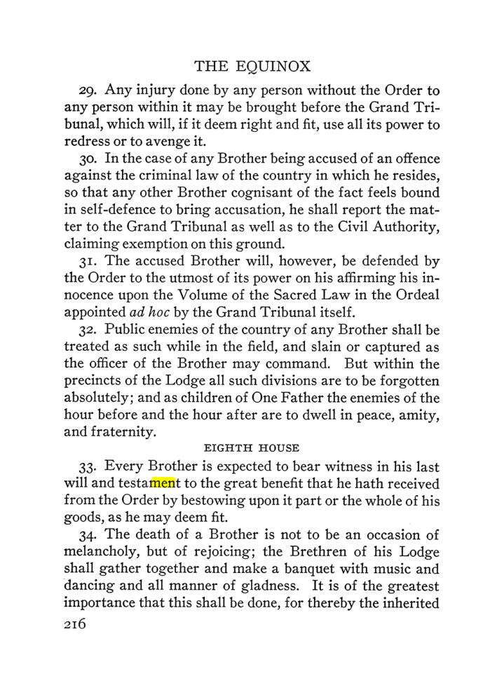 Original scan of The Equinox (Volume III, Number I), PDF page 230