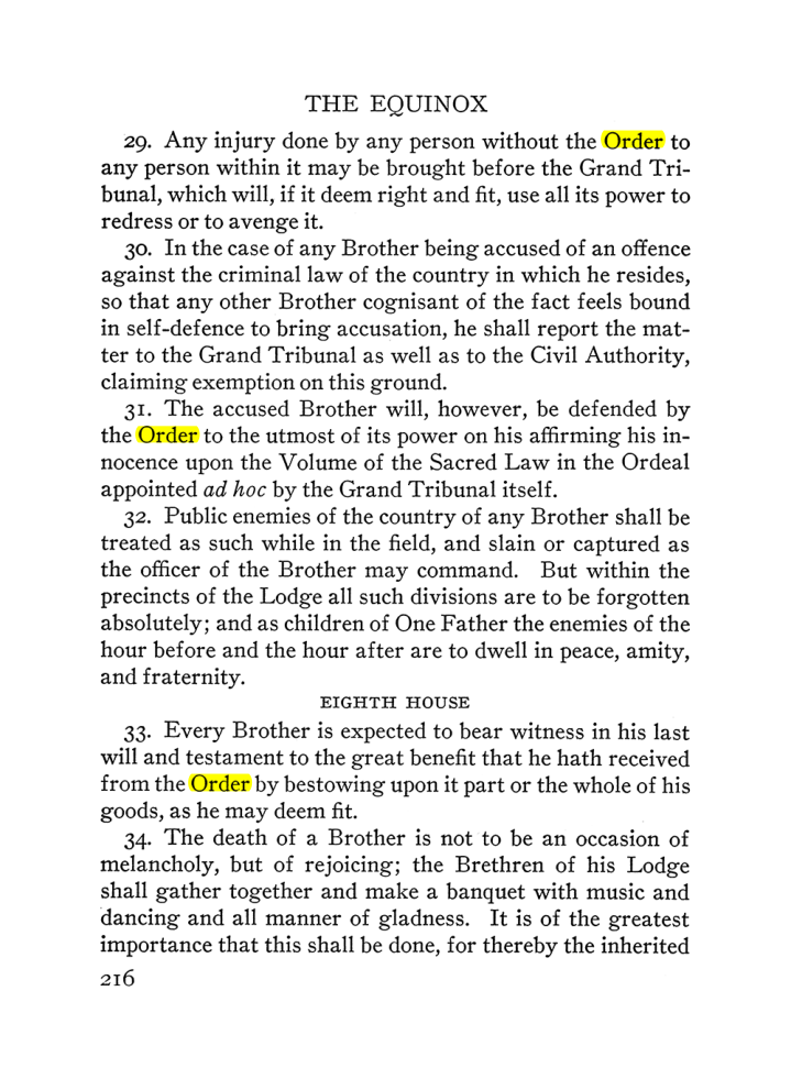 Original scan of The Equinox (Volume III, Number I), PDF page 230
