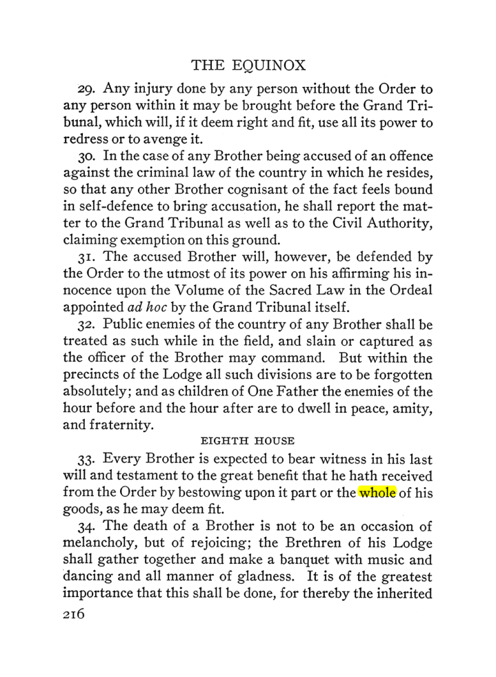 Original scan of The Equinox (Volume III, Number I), PDF page 230