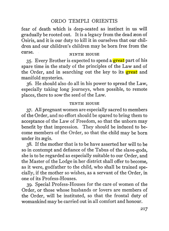Original scan of The Equinox (Volume III, Number I), PDF page 231