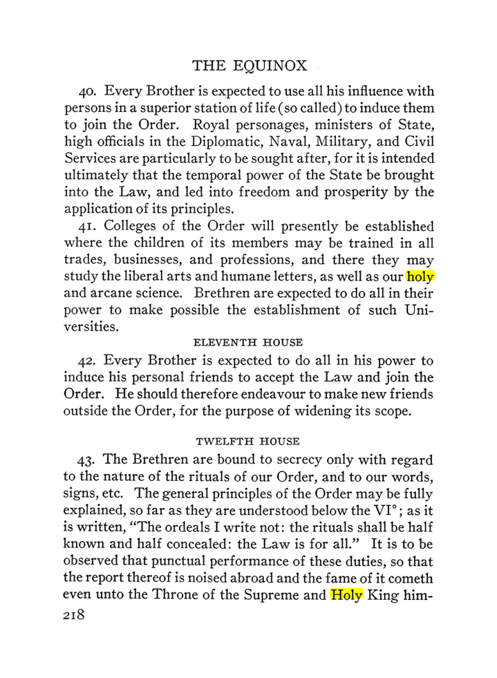 Original scan of The Equinox (Volume III, Number I), PDF page 232