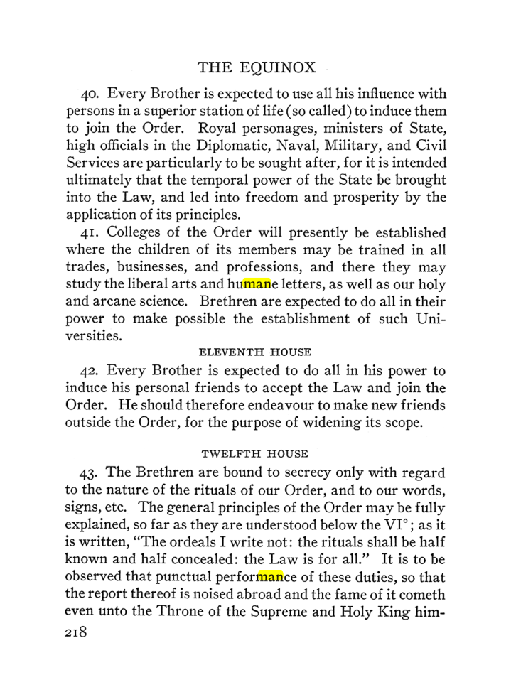 Original scan of The Equinox (Volume III, Number I), PDF page 232