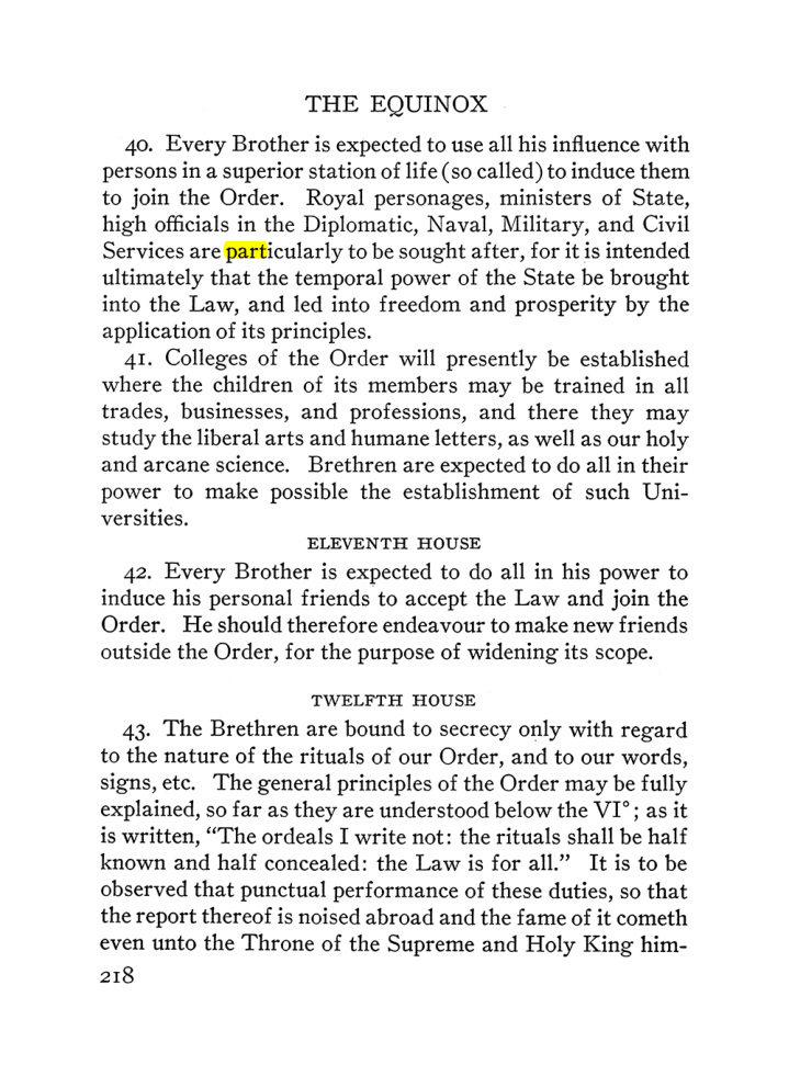 Original scan of The Equinox (Volume III, Number I), PDF page 232