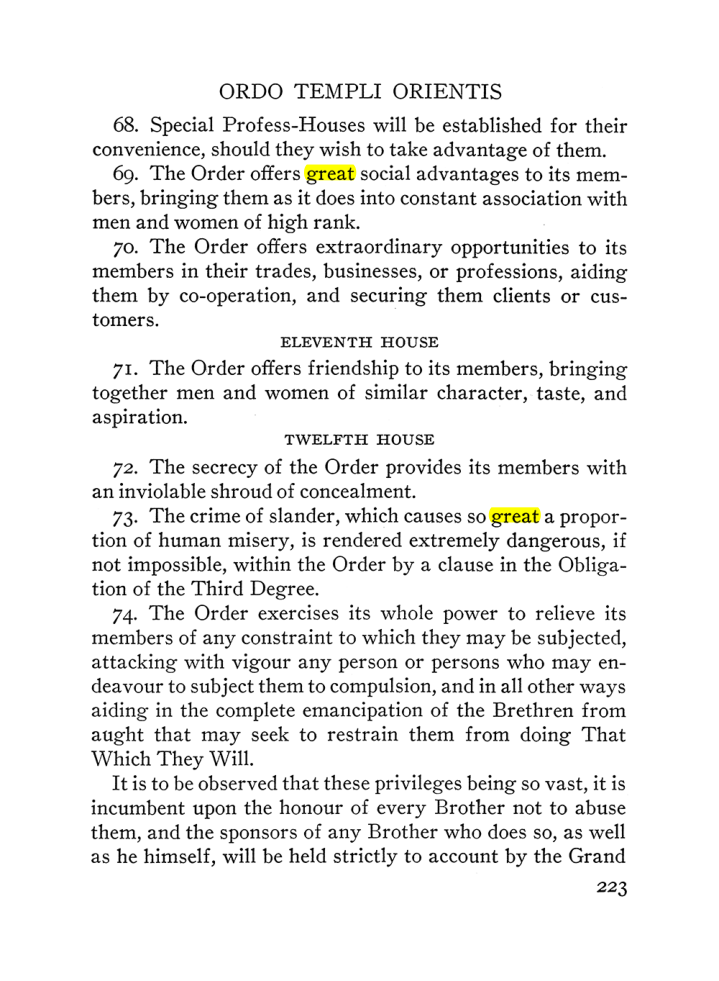 Original scan of The Equinox (Volume III, Number I), PDF page 237