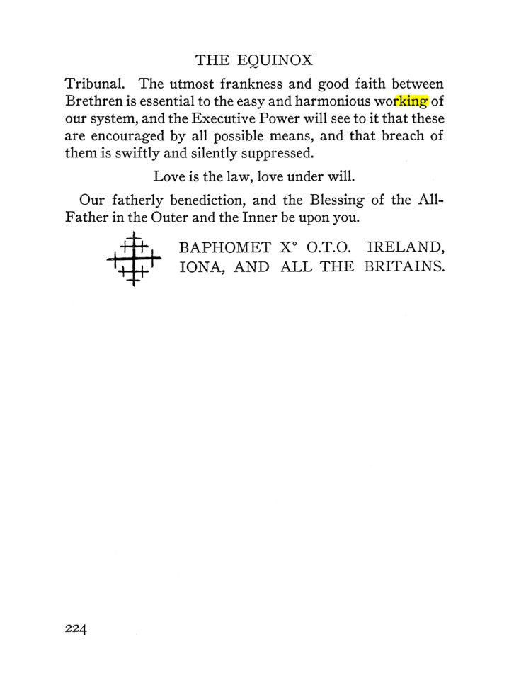 Original scan of The Equinox (Volume III, Number I), PDF page 238