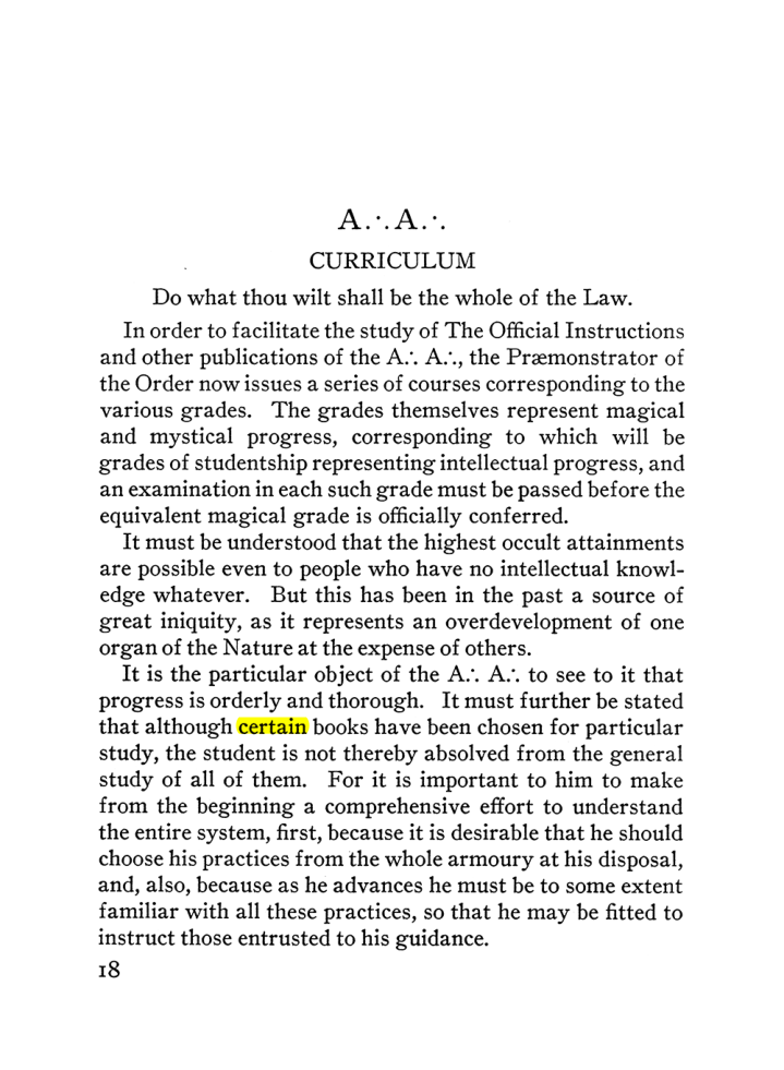 Original scan of The Equinox (Volume III, Number I), PDF page 24