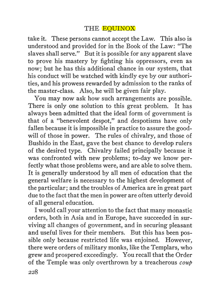 Original scan of The Equinox (Volume III, Number I), PDF page 242