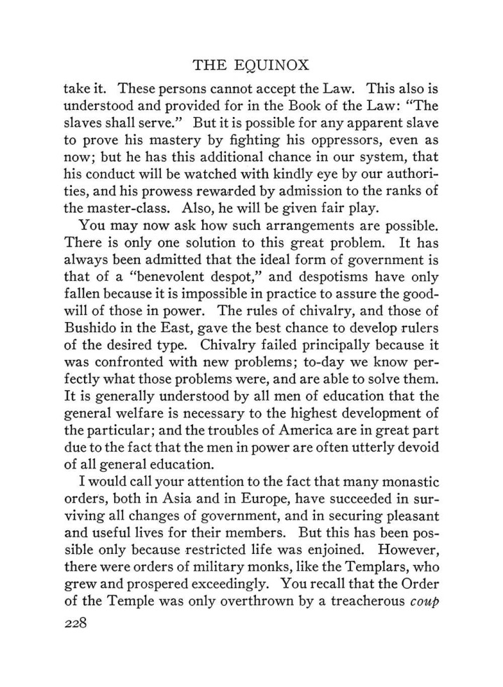 Original scan of The Equinox (Volume III, Number I), PDF page 242