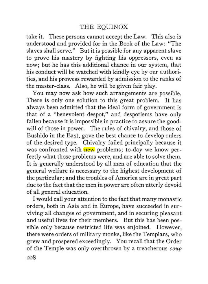 Original scan of The Equinox (Volume III, Number I), PDF page 242