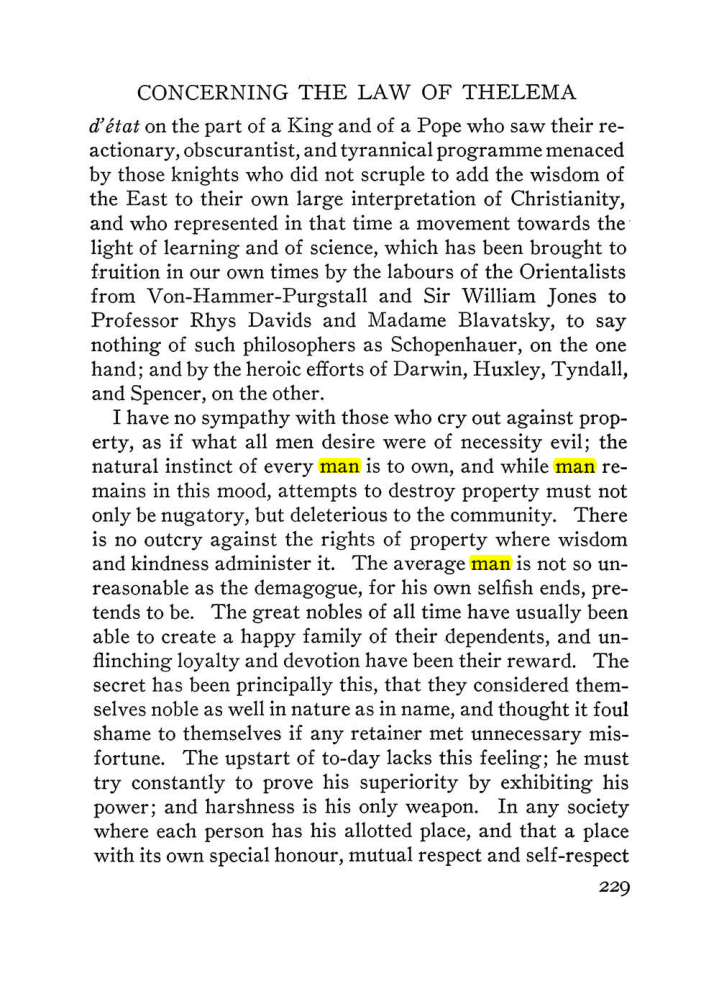Original scan of The Equinox (Volume III, Number I), PDF page 243