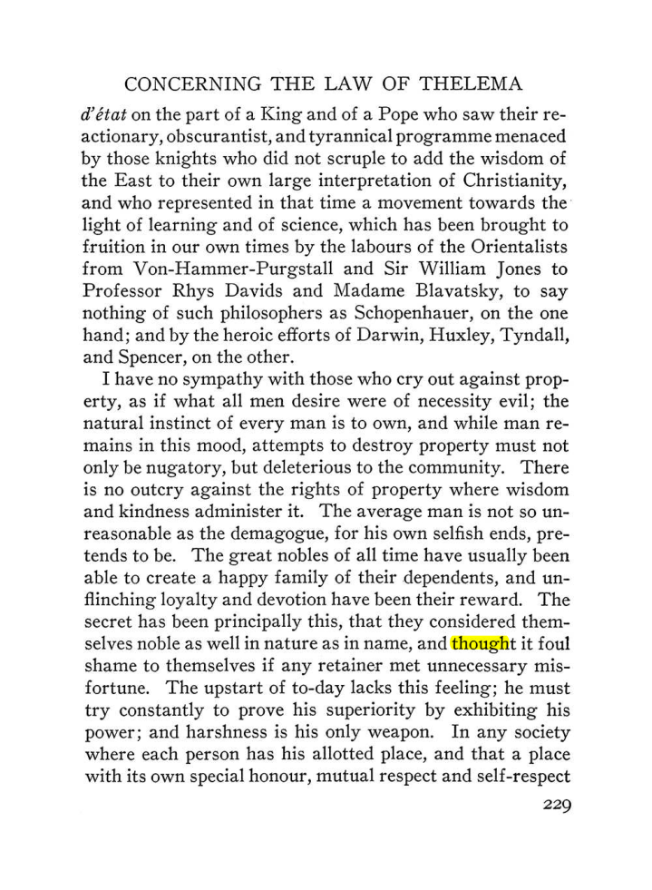 Original scan of The Equinox (Volume III, Number I), PDF page 243