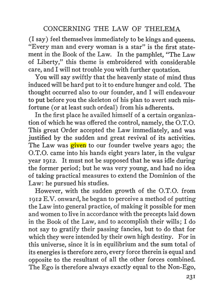 Original scan of The Equinox (Volume III, Number I), PDF page 245