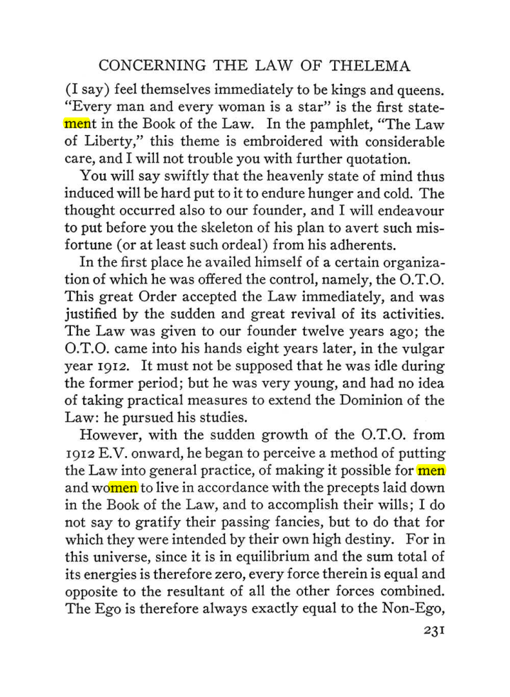 Original scan of The Equinox (Volume III, Number I), PDF page 245