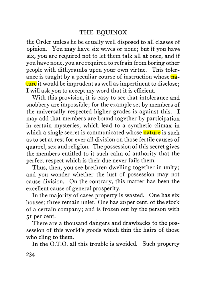 Original scan of The Equinox (Volume III, Number I), PDF page 248