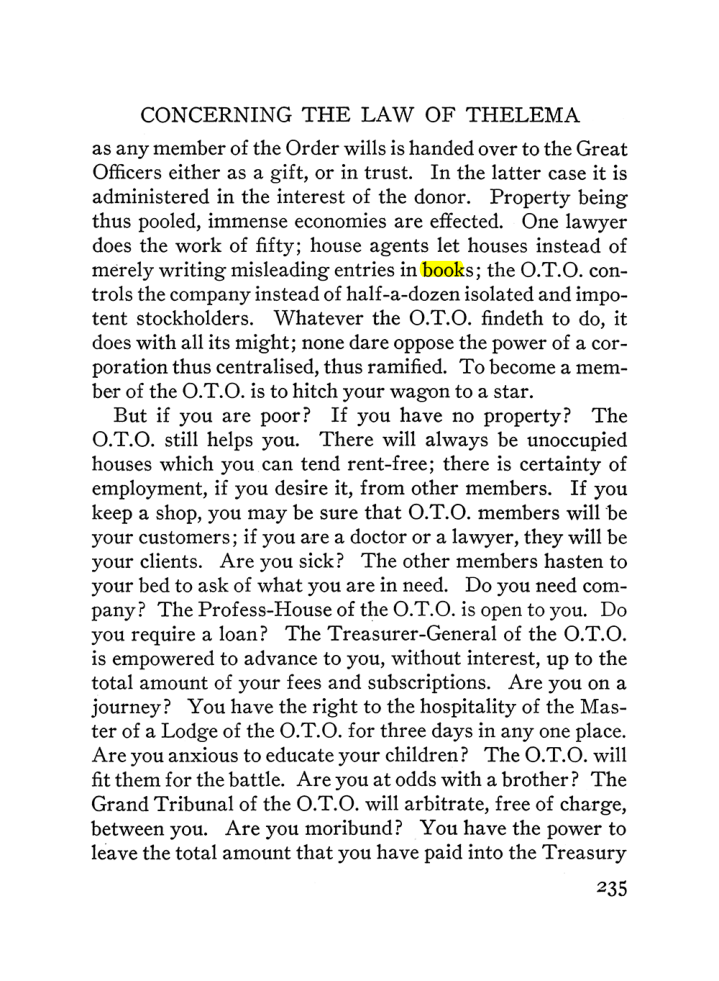 Original scan of The Equinox (Volume III, Number I), PDF page 249