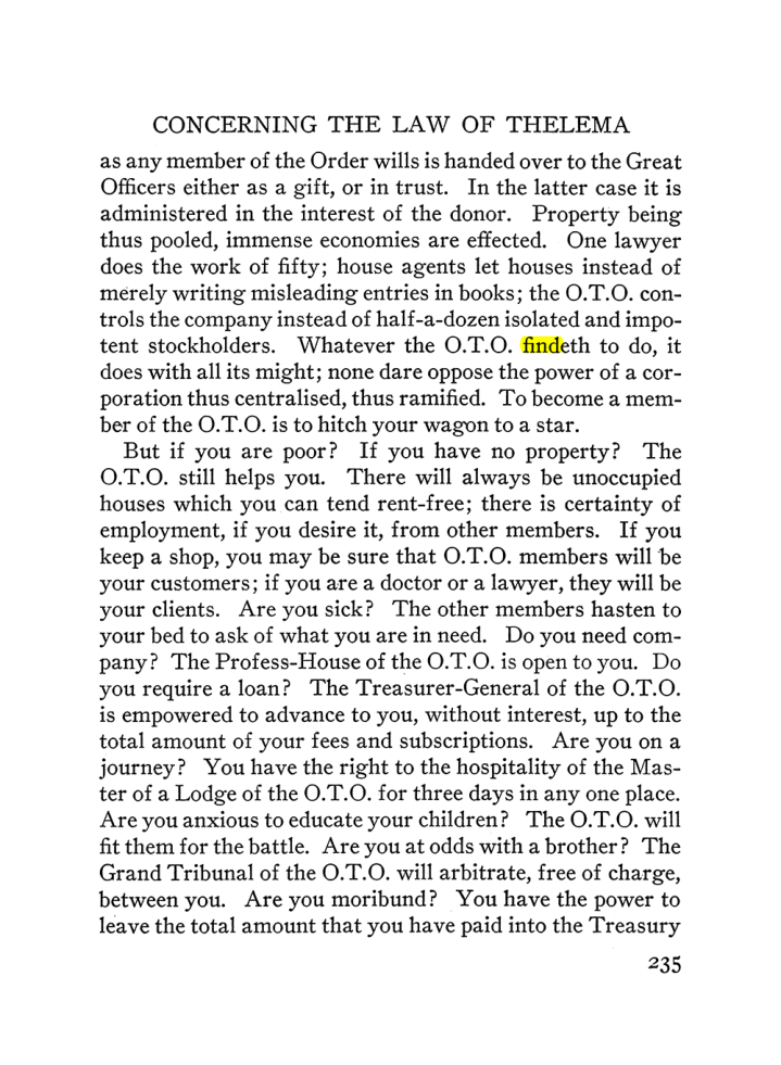 Original scan of The Equinox (Volume III, Number I), PDF page 249