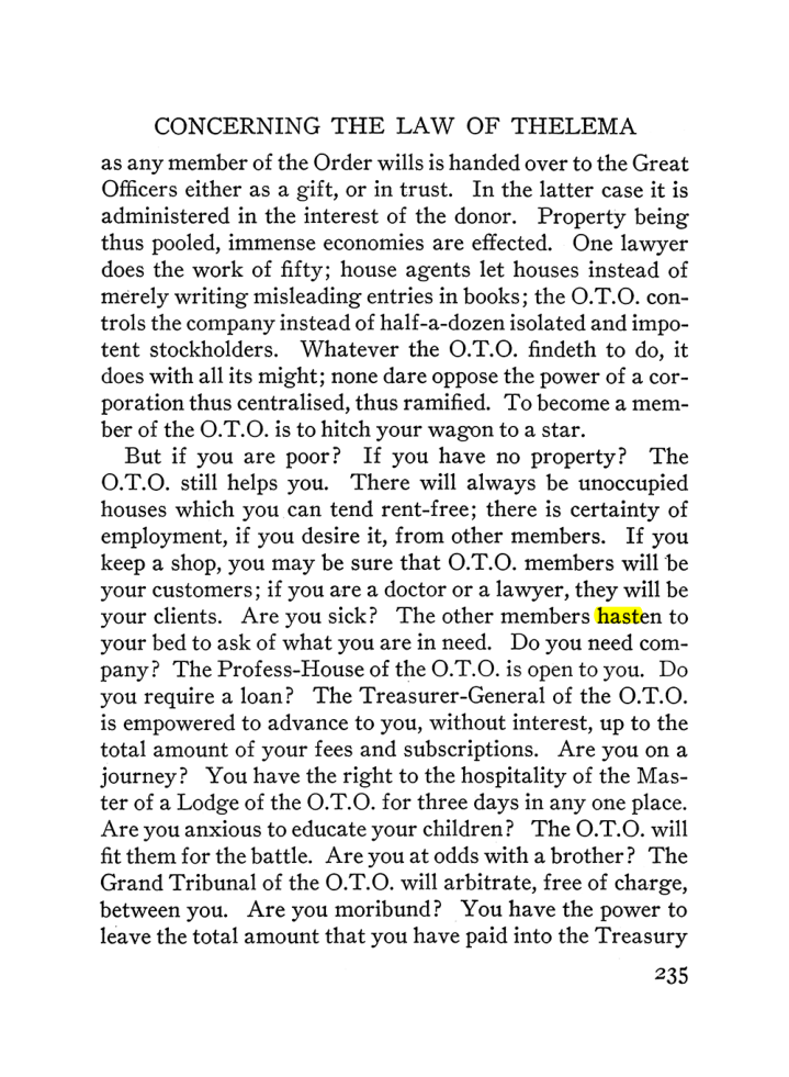 Original scan of The Equinox (Volume III, Number I), PDF page 249