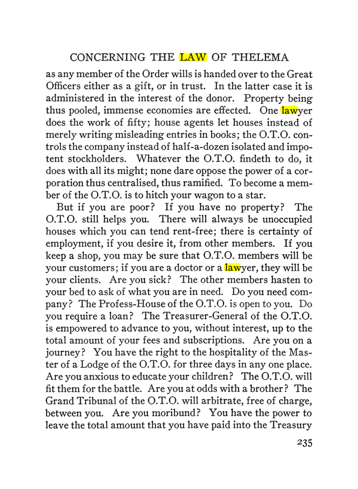 Original scan of The Equinox (Volume III, Number I), PDF page 249