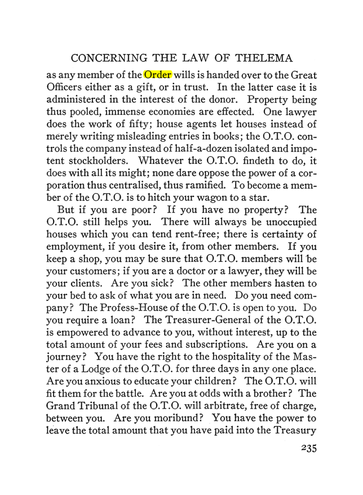 Original scan of The Equinox (Volume III, Number I), PDF page 249