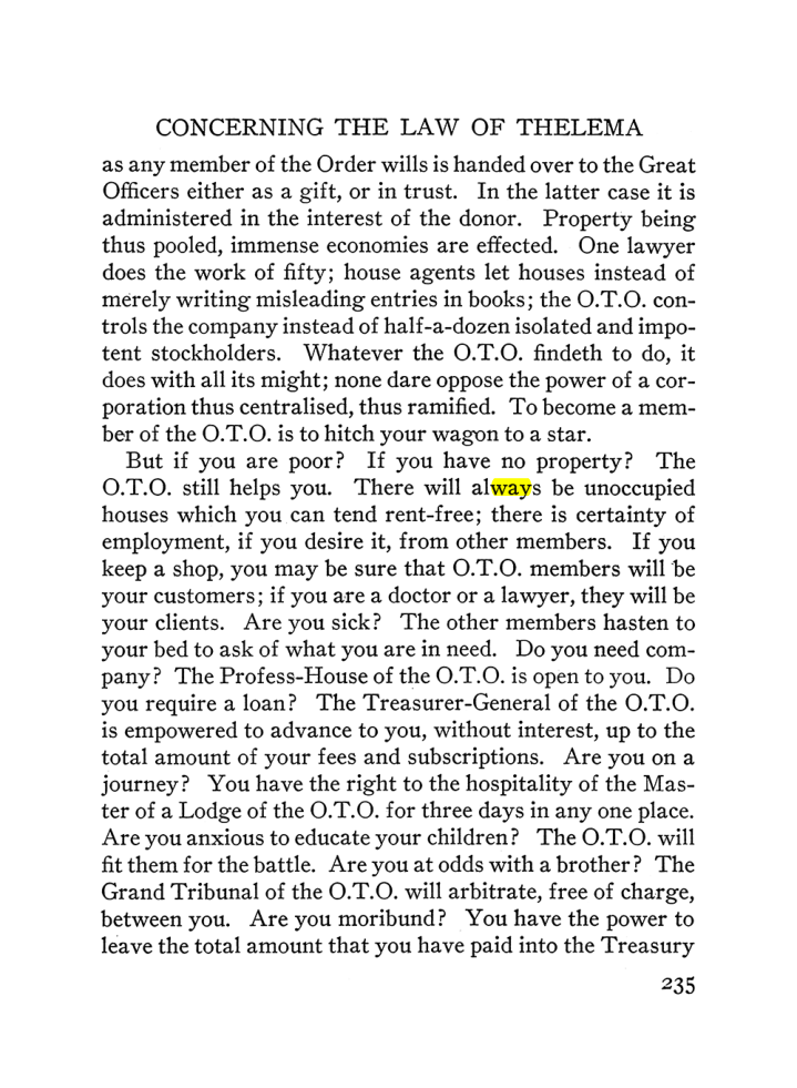 Original scan of The Equinox (Volume III, Number I), PDF page 249