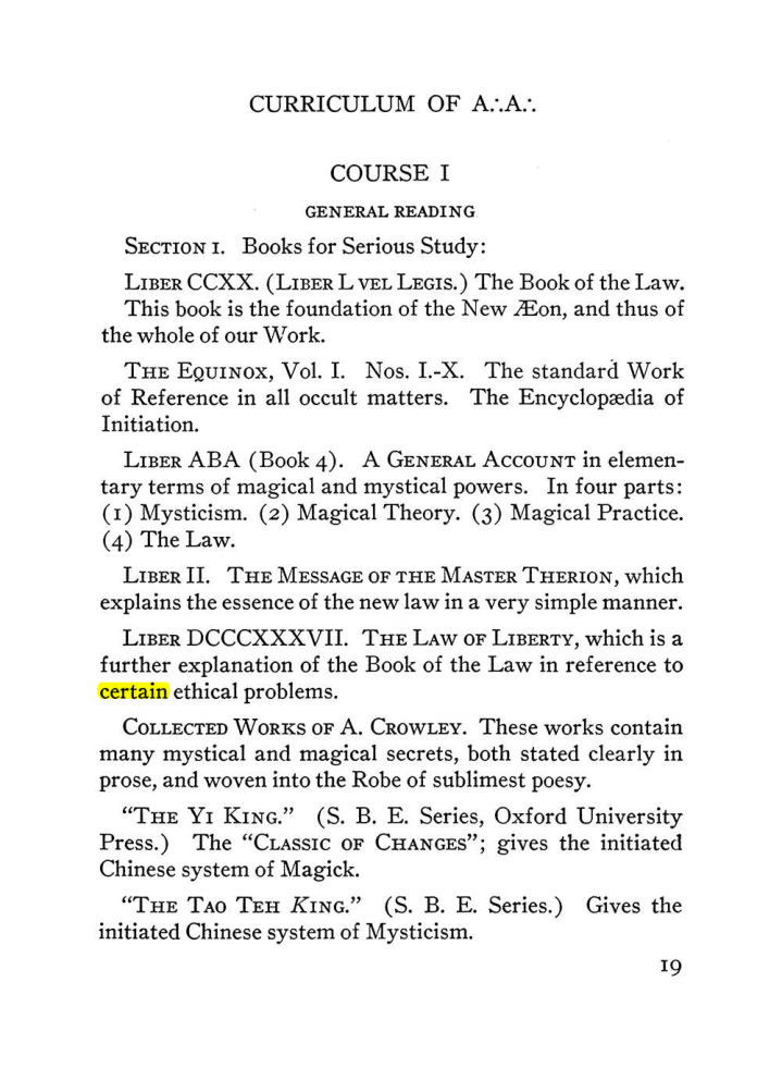Original scan of The Equinox (Volume III, Number I), PDF page 25