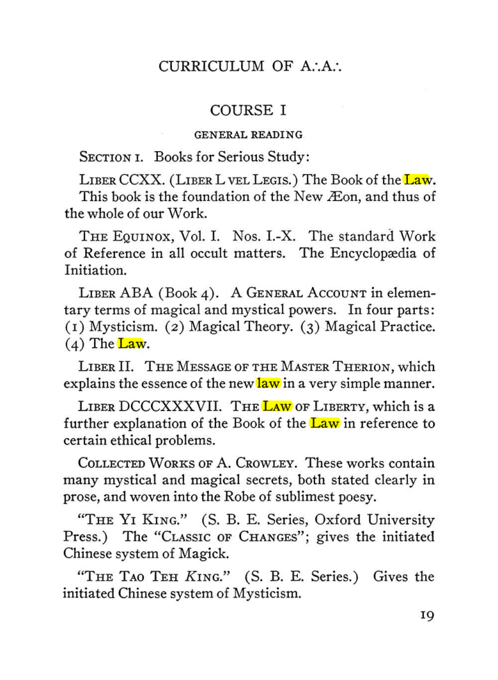 Original scan of The Equinox (Volume III, Number I), PDF page 25