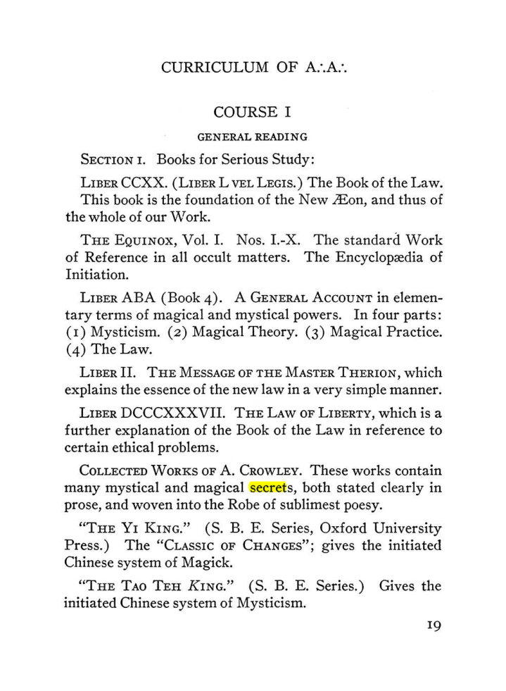 Original scan of The Equinox (Volume III, Number I), PDF page 25