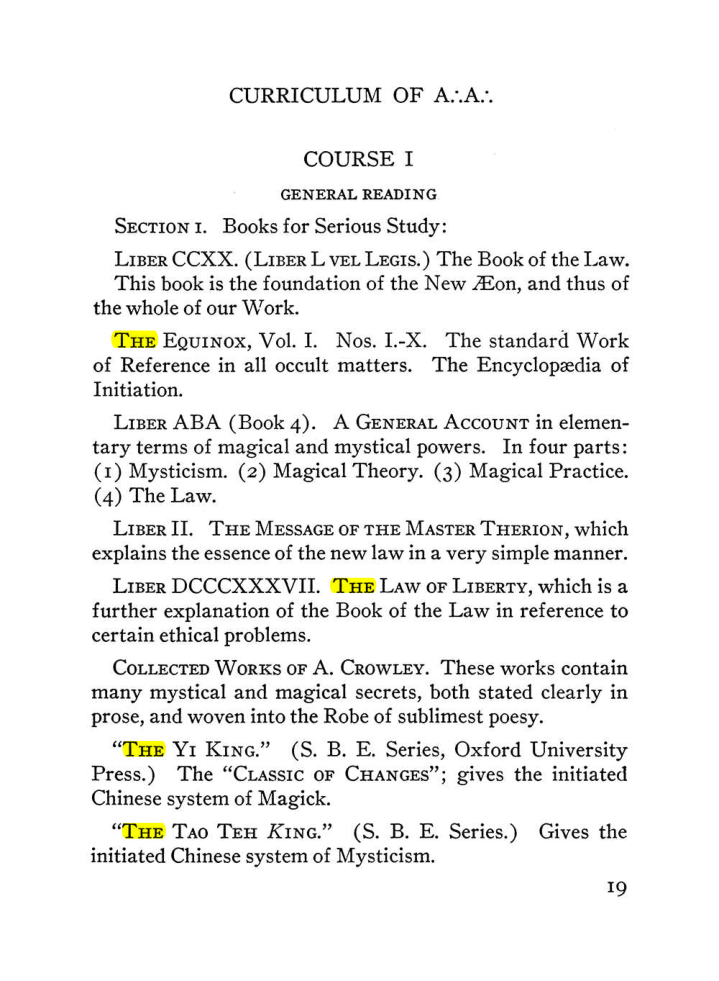 Original scan of The Equinox (Volume III, Number I), PDF page 25