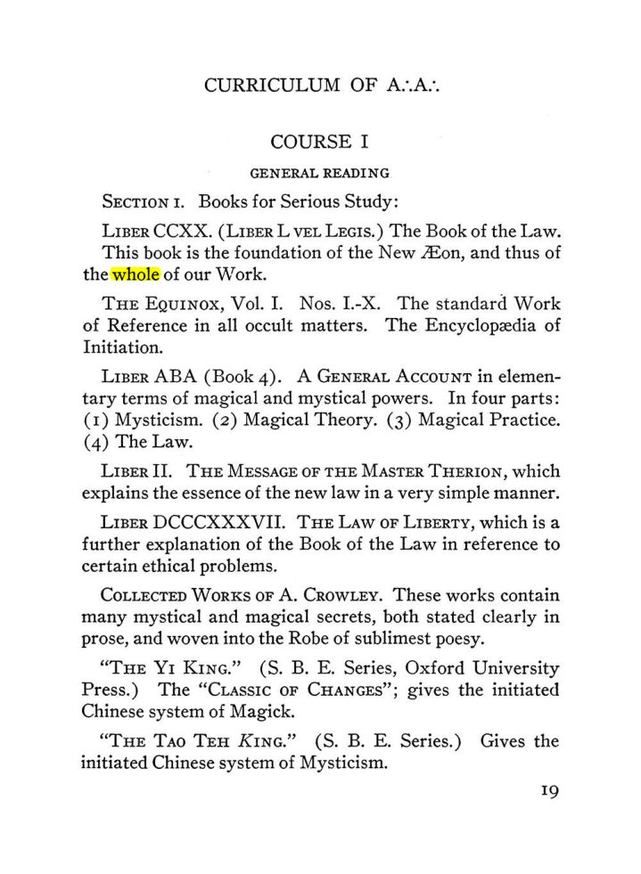 Original scan of The Equinox (Volume III, Number I), PDF page 25