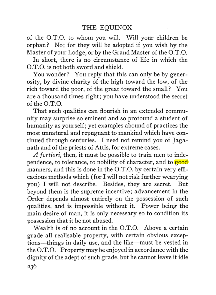Original scan of The Equinox (Volume III, Number I), PDF page 250