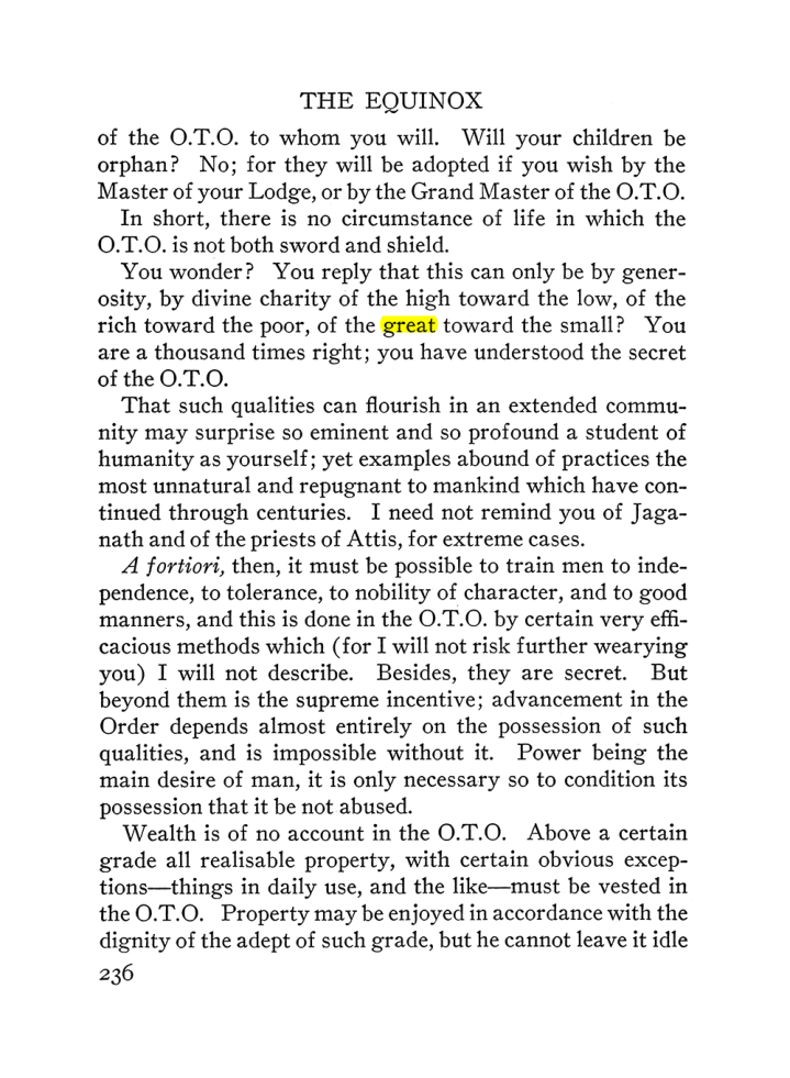 Original scan of The Equinox (Volume III, Number I), PDF page 250