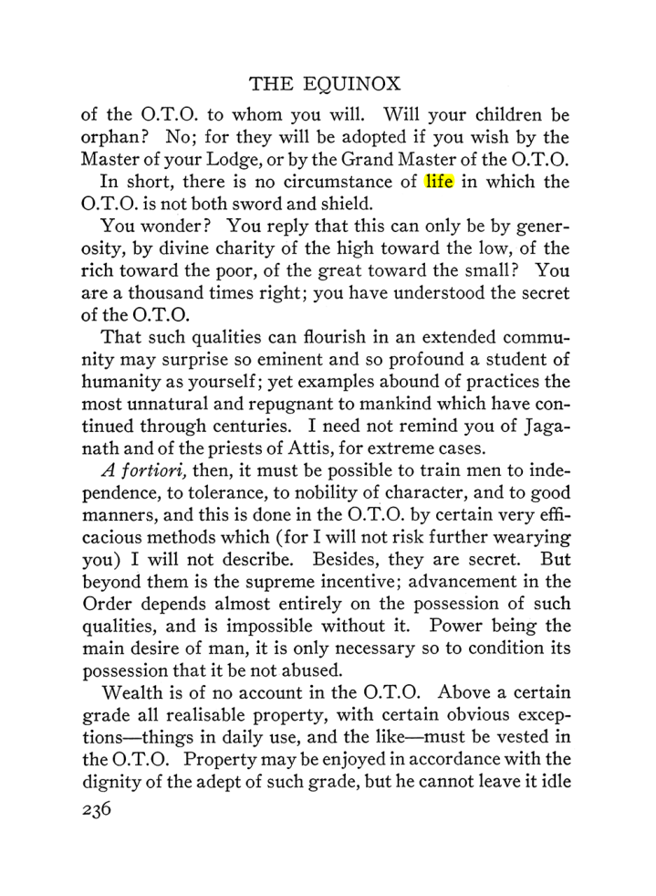 Original scan of The Equinox (Volume III, Number I), PDF page 250