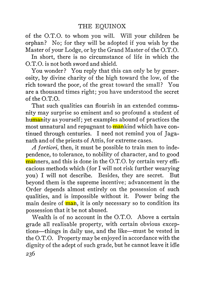 Original scan of The Equinox (Volume III, Number I), PDF page 250