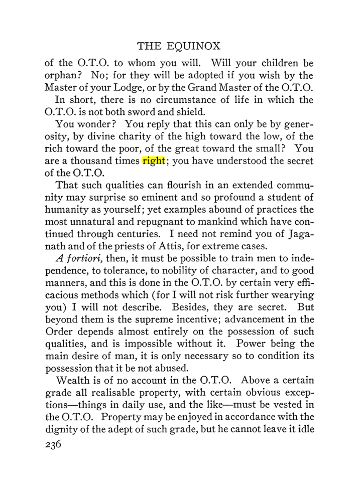 Original scan of The Equinox (Volume III, Number I), PDF page 250
