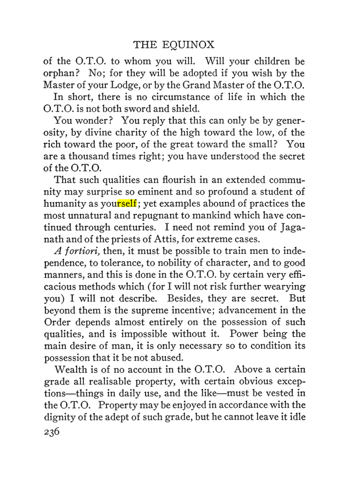 Original scan of The Equinox (Volume III, Number I), PDF page 250