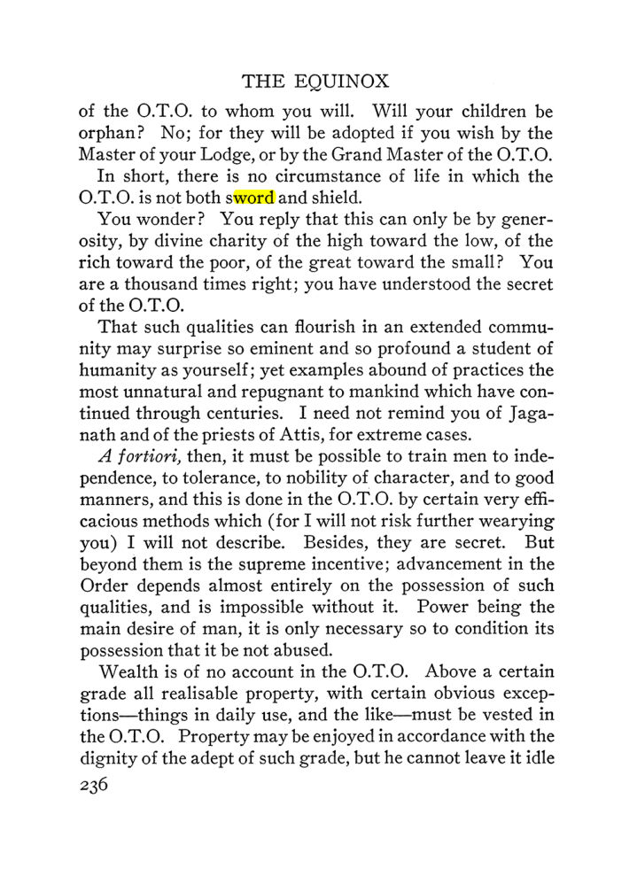 Original scan of The Equinox (Volume III, Number I), PDF page 250