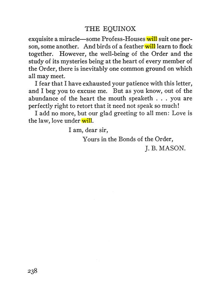 Original scan of The Equinox (Volume III, Number I), PDF page 252