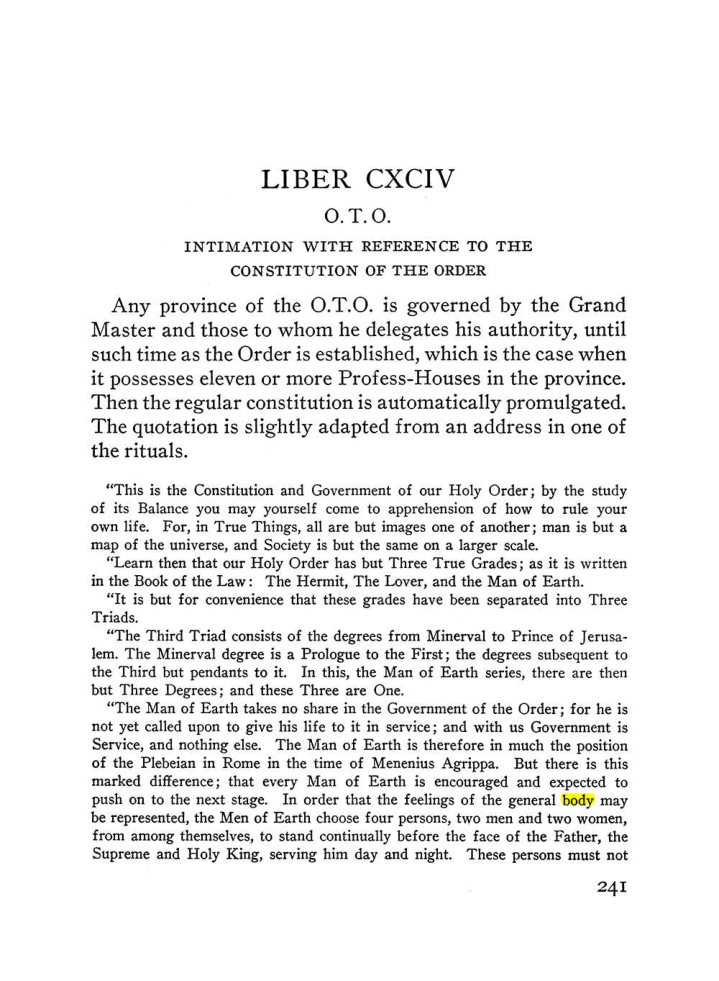 Original scan of The Equinox (Volume III, Number I), PDF page 255
