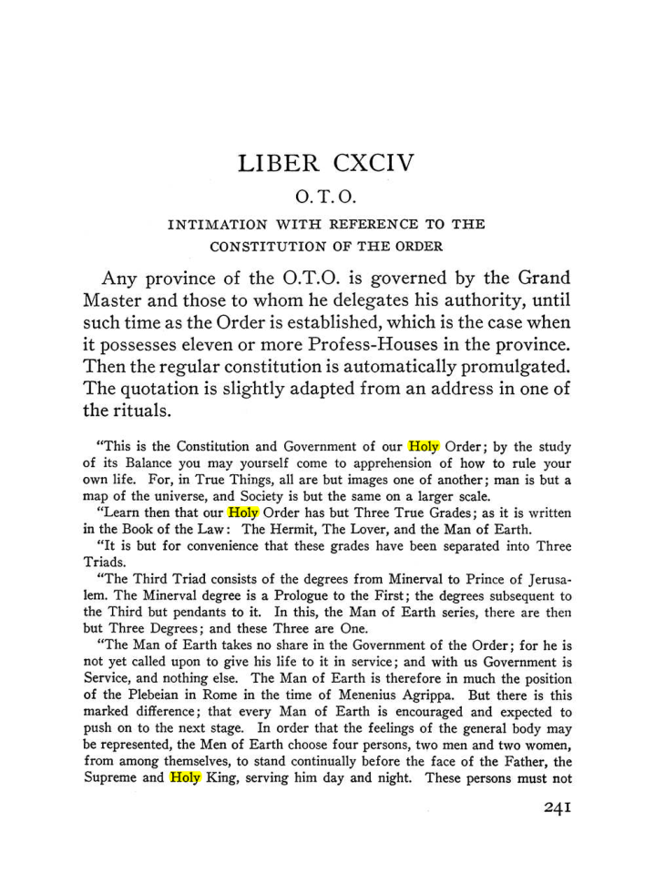 Original scan of The Equinox (Volume III, Number I), PDF page 255