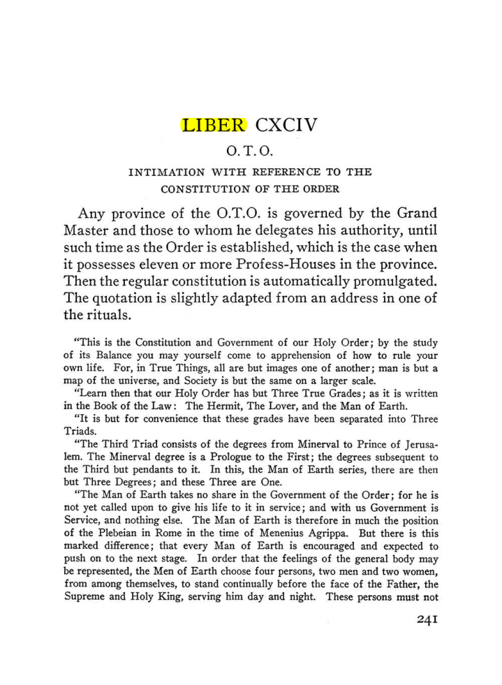 Original scan of The Equinox (Volume III, Number I), PDF page 255
