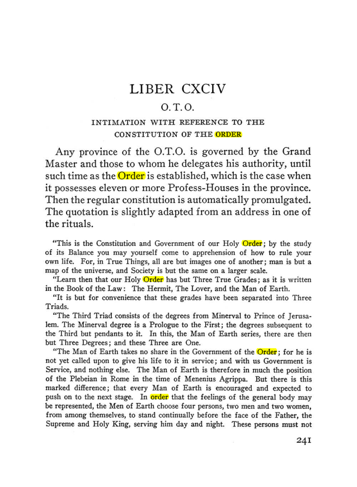 Original scan of The Equinox (Volume III, Number I), PDF page 255