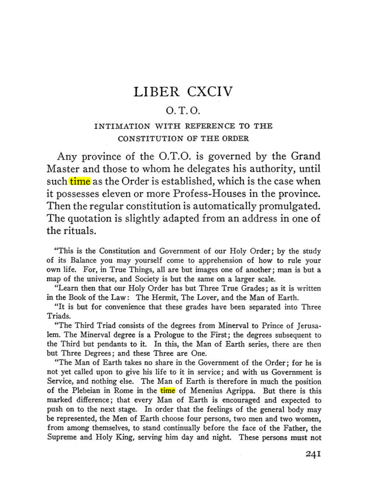 Original scan of The Equinox (Volume III, Number I), PDF page 255