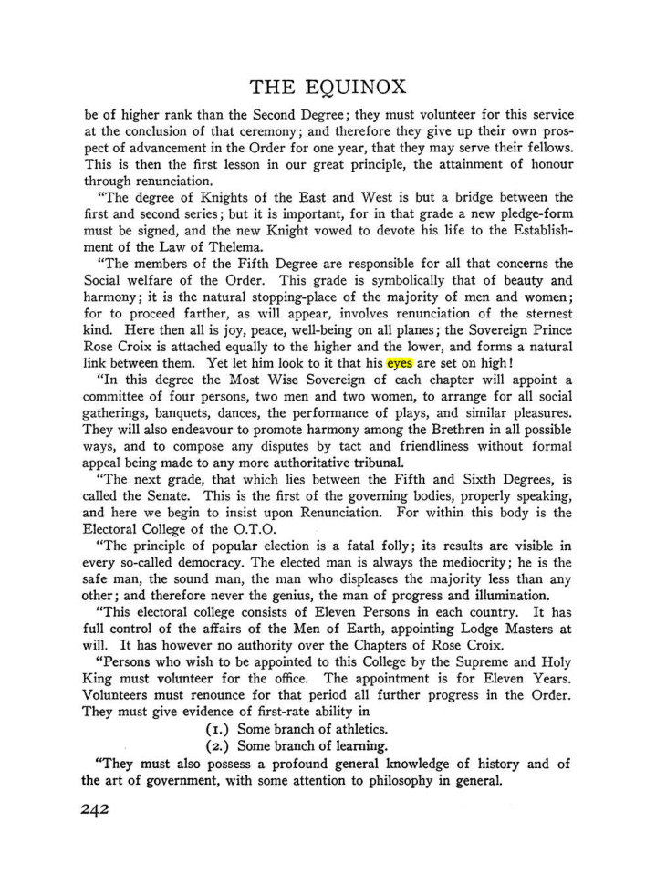 Original scan of The Equinox (Volume III, Number I), PDF page 256