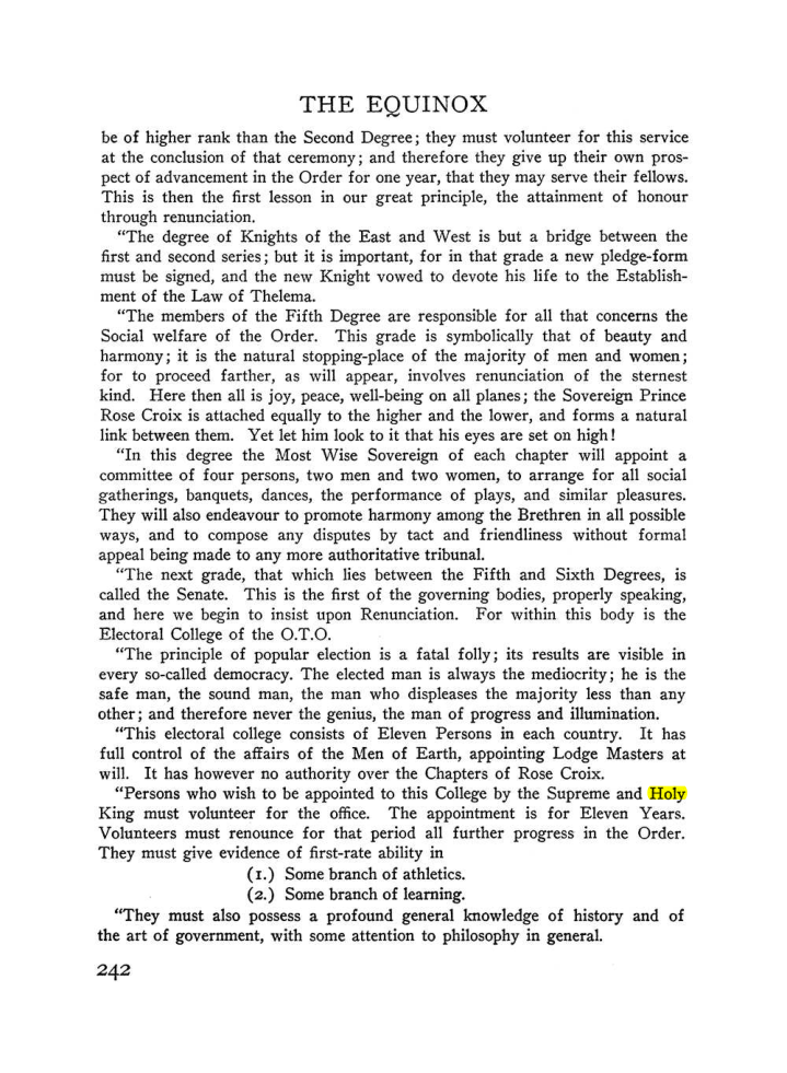 Original scan of The Equinox (Volume III, Number I), PDF page 256